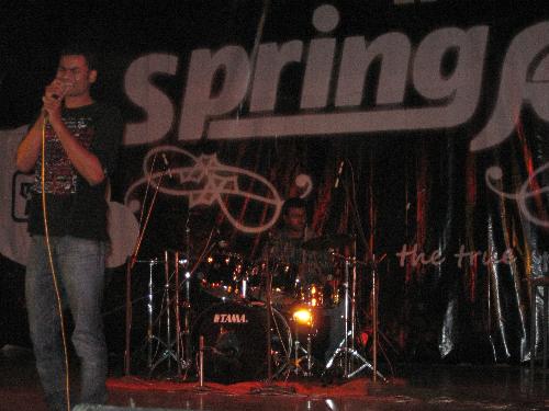 thats me on the drums :) - performing at my college fest - spring fest 2010.. my band name Johar!