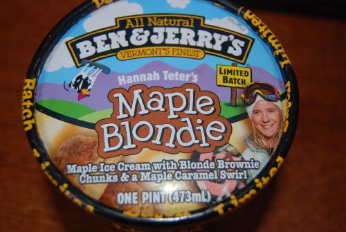 Maple Blondie Ice Cream - Maple Blondie flavor Ben and Jerry's Ice Cream...a limited time flavor