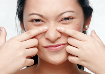 whiteheads - whiteheads give me an itch all the time. I have I think thousand of them.I just hate it. I always press my nose by my two fingers to erase them. But, they don't disappear.They keep on multiplying day by day. 