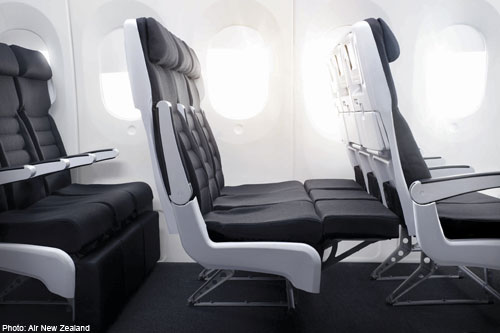 Skycouch - Latest economy seat by Air New Zealand, launching in November 2010 Skycouch - Latest economy seat by Air New Zealand, launching in November 2010