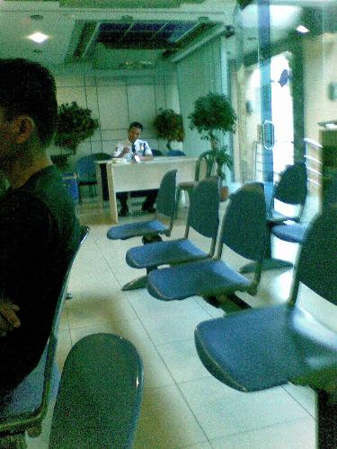 security guard - security guard doing administrative work in a business establishment