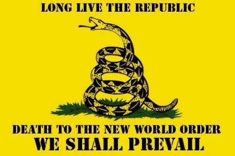 Don't Tread on Me! - This is a revolutionary flag photo. Some people think this flag is offensive, yet it was a flag flown by forefathers in a demonstration promoting liberty!