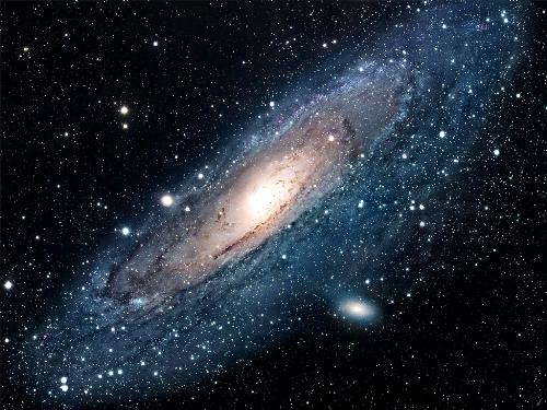 andromeda galaxy - our neighbor and our nearest galaxy...on a collision course with our galaxy!