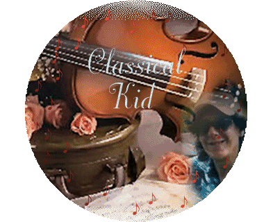 Karen - classical kid - I love music and this button was made for me with my nickname of classical kid since I perform and write classical music