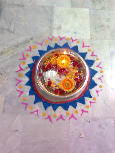 Diwali Rangoli - Rangoli on Diwali