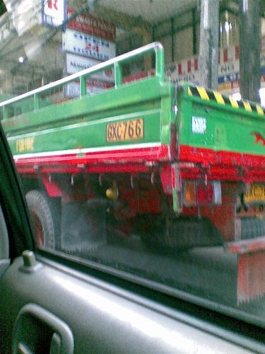 trucks - trucks on busy city streets