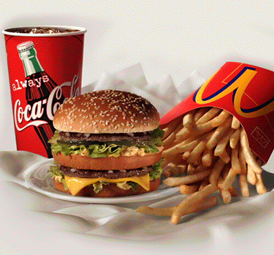 big mac extra meal - food of nowadays.....fast food.....