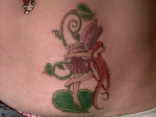 My 1st tattoo - This is my 1st tattoo, it's a fairy.