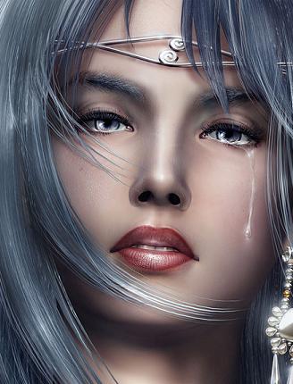 crying lady - crying lady