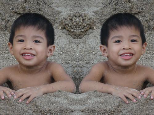 Zyruz - Photoshopped image of Zyruz, duplicated and mirrored