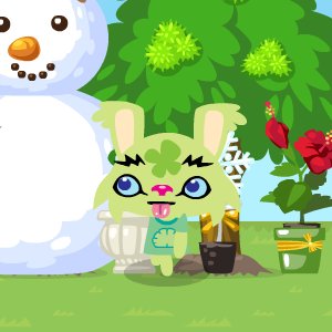 Pet Society - This is my pet in Pet Society in Facebook. His name is Kulitzchi. Isn't he cute?