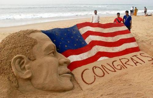 Sand Sculpture at Jagannath Dham Puri,Orissa,India - Swine Flu