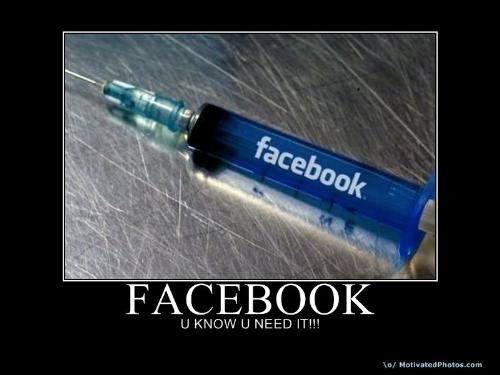 Facebook Syringe - Addicted is not even the word!