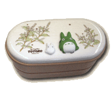 My bento box! - This is my bento box. The image is from Hayao Miyazaki's 'My Neighbor Totoro.' An online friend of mine gave this to me a couple of years back.