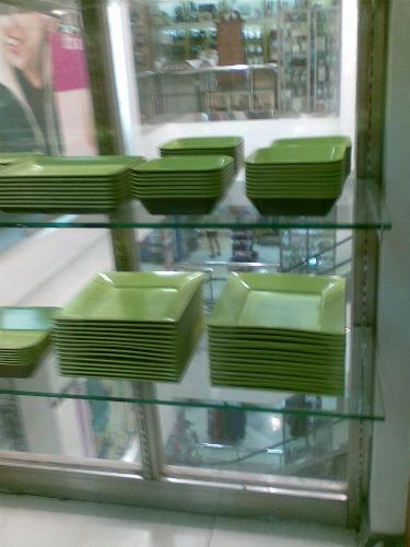 chinaware - a display of chinaware in a mall