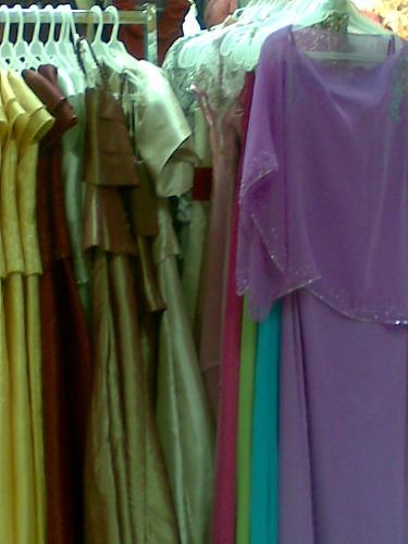 gowns - gowns in a department store