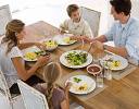 Eating - A family eating together