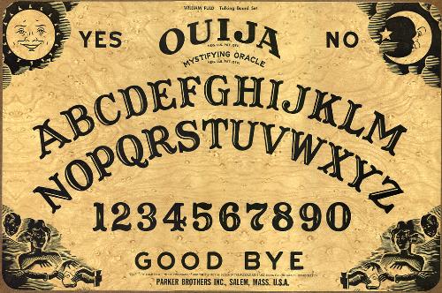 ouija board !! - an example of a ouija board.
