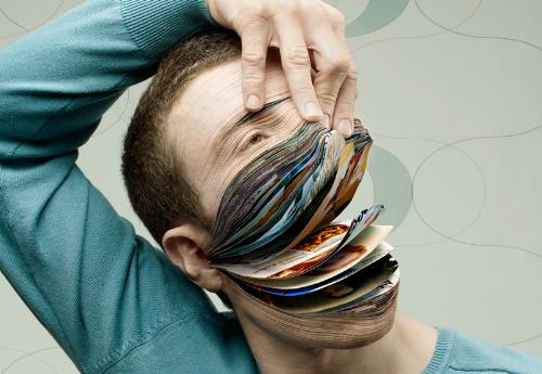 Photo Editing - Amazing effect of the paper man. I wish I could do that.