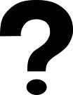 Question  - A big black question mark.