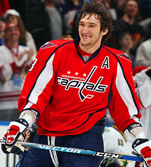 Alexander Ovechkin - A smiling Ovechkin (Ovie)