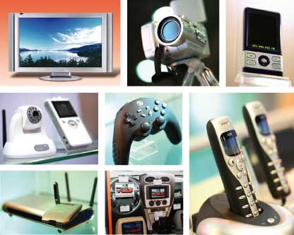 electronic goods - The picture shows some electronic goods which are being sold are very cheaper rate.