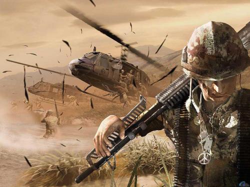 soldier -  this picture gives the view of a soldier in disappointment after a loss. its a animated photo