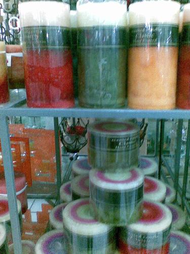 scented candles - big scented candles are expensive in our place