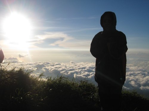 Mt. Kanlaon's bed of clouds - This was taken Last June 12, 2009 during our independence climb in Mt. Kanlaon. This is my 2nd major climb. Beautiful bed of clouds is said to be viewed only in Mt. Kanlaon compared to any mountains here in the Philippines. I guess it is. We're planning to go back there this year.