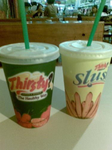 fresh fruit drinks - fresh fruit drinks are prepared while you wait for your order