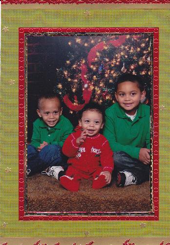 My Three Greatgrandsons Xmas 2009 - Cute little imps