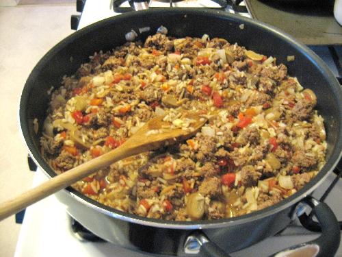 Saturdays Dinner - A quick throw together meal.