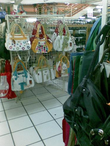 bags - varied bags on display in a store