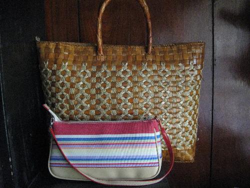 bags - native bag and an inexpensive one