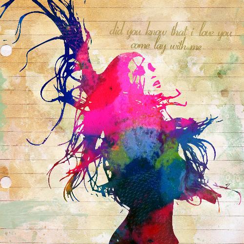 graphic design lyrics - This is a picture I made with lyrics to angels and airwaves song breath. I love the song so it inspired me to make this picture.