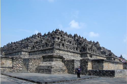 Borobudur Temple  - This is Borobudur temple photograph from my friend when he visit Magelang - Indonesia.