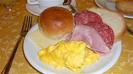 Country Breakfast - This is one of the most common country breakfast, it consists of grits, eggs, ham, biscuits.