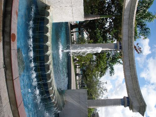 Fountain in Independence Square - This is a shot of the fountain in Independence square.