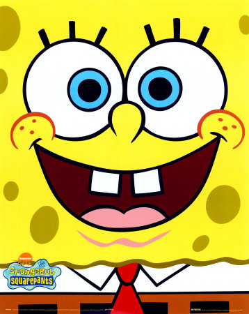 Spongebob's face - this is the face who always make me smile