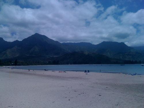 Hanalei Bay Kaua'i Hawaii - This is the famous Hanalei Bay of Kaua'i,Hawaii