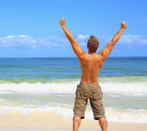 Blue sea - When I stand on the seaside I can feel comfortable!