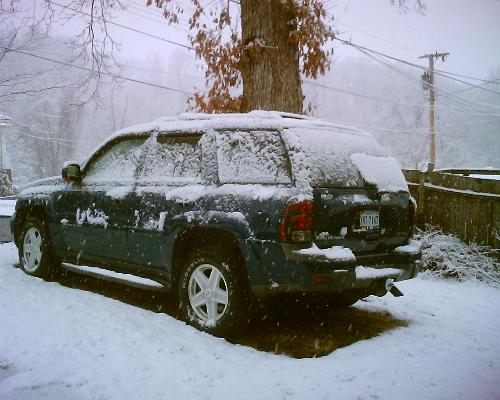 My TrailBlazer - I took this photo 03/02/2010
