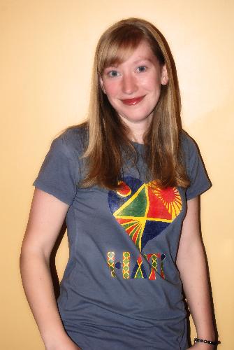 Me - Just a photo of me wearing my Haiti shirt!