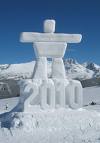 inukshuk - A large stone sculpture depicting the Vancouver winter Games inukshuk - A large stone sculpture depicting the Vancouver winter Games