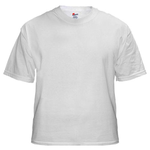 White T-Shirt - A men's white t-shirt