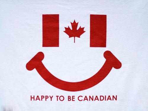 Happy to be Canadian - We're happy to be Canadian and dont you wonder why we smile so much? haha