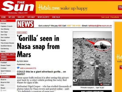 mars -  is a gorilla or not?