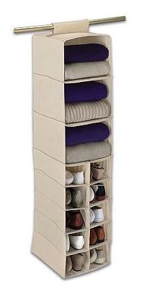 clothing and shoe organizer - organizer to fit clothes and shoes.