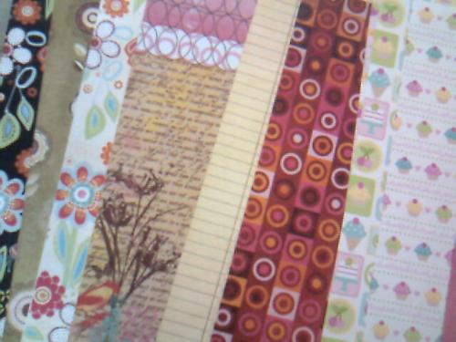 Scrap-booking materials - The scrapbooking stuff I bought but never get the chance to use them