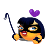 Naughty Ninja Girl with Whip - This is the light little whip to spank you with.